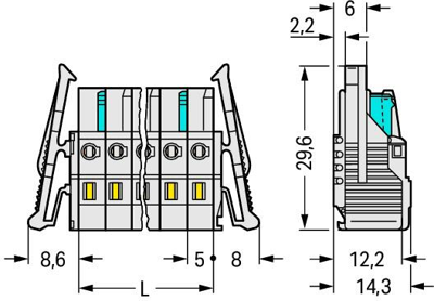 721-106/037-000 WAGO Steckverbindersysteme Bild 2