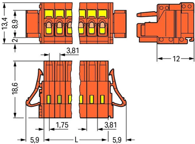 734-202/037-000 WAGO PCB Connection Systems Image 2