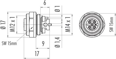 99 3442 351 05 binder Sensor-Actuator Connectors Image 2