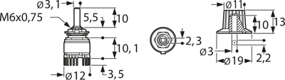 9037.0200 Marquardt Rotary Switches and Selector Switches Image 2