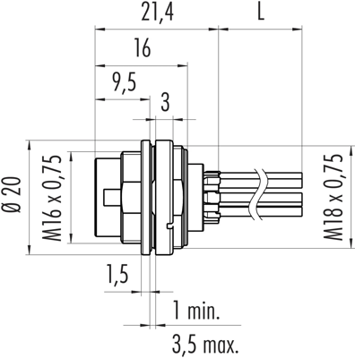 09 0115 702 05 binder Sensor-Actuator Cables Image 2