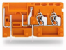 Leiterplattenklemme, 1-polig, RM 5.08 mm, 0,08-2,5 mm², 16 A, Käfigklemme, orange, 742-166