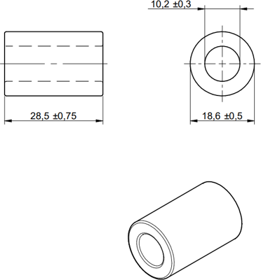 74270055 Würth Elektronik eiSos Ferrit-Kabelkerne Bild 2