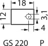 10006775 Fischer Elektronik Mounting pads