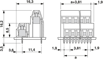 1708039 Phoenix Contact PCB Terminal Blocks Image 2