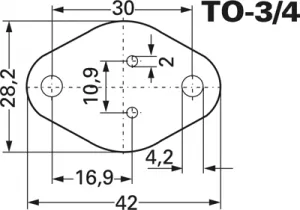 WS-3/4 TO 314 Fischer Elektronik Montagescheiben für Halbleiter