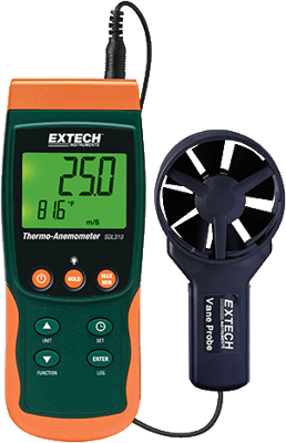 SDL310 Extech Anemometer, Gas- und Druckmessgeräte