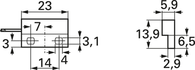 MK04-1A66B-500W Standex Electronics Näherungsschalter, Reedschalter Bild 2