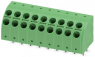 Leiterplattenklemme, 9-polig, RM 5 mm, 0,2-2,5 mm², 24 A, Federklemmanschluss, grün, 1725393