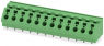 Leiterplattenklemme, 12-polig, RM 10 mm, 0,2-6,0 mm², 32 A, Federklemmanschluss, grün, 1735422