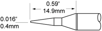 SFP-CNL04 METCAL Lötspitzen, Entlötspitzen und Heißluftdüsen Bild 2