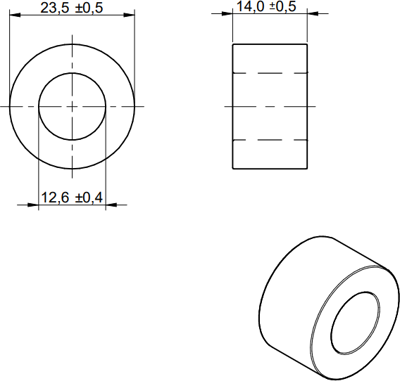 7427012 Würth Elektronik eiSos Ferrite cable cores Image 2