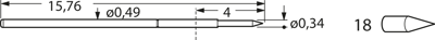 F10918B034G050 Feinmetall Prüfstifte