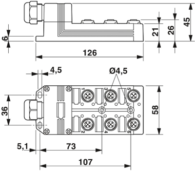 1516755 Phoenix Contact Sensor-Actuator Distribution Boxes Image 2