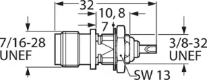 100027544 Telegärtner Coaxial Connectors