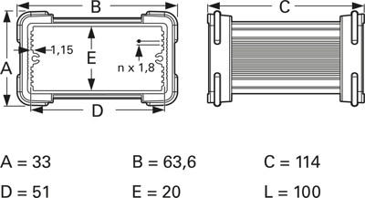 10035341 Fischer Elektronik Kleingehäuse und Modulgehäuse