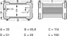 10035341 Fischer Elektronik Kleingehäuse und Modulgehäuse