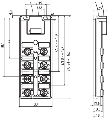 9457590000 Weidmüller Sensor-Actuator Distribution Boxes Image 2