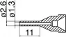 N61-13 Hakko Lötspitzen, Entlötspitzen und Heißluftdüsen