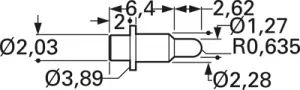 TK0061B.J.1,27.C.255.A Tekon Prüfstifte