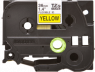 Schriftbandkassette, 36 mm, Band gelb, Schrift schwarz, 8 m, TZE-FX661