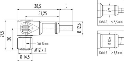 77 3734 0000 20912-0200 binder Sensor-Aktor Kabel Bild 2