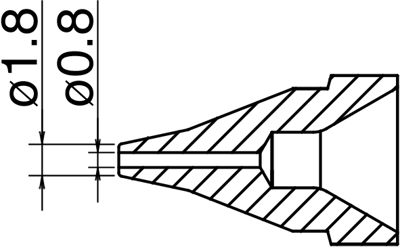 N61-04 Hakko Lötspitzen, Entlötspitzen und Heißluftdüsen