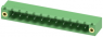 Stiftleiste, 11-polig, RM 5 mm, abgewinkelt, grün, 1776786