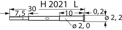 H 2021 L PTR Accessories for Contact Probes