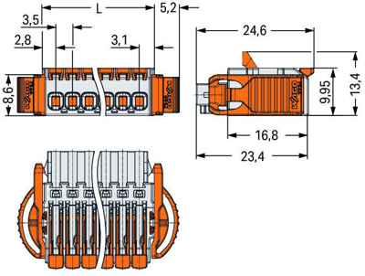 2734-1110/038-000 WAGO Steckverbindersysteme Bild 2