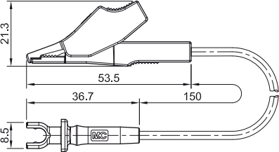 68.9444-01521 Stäubli Electrical Connectors Messleitungen Bild 2