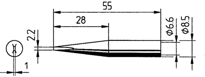 0842KD/SB Ersa Lötspitzen, Entlötspitzen und Heißluftdüsen Bild 2