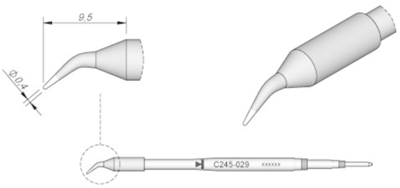 C245029 JBC Lötspitzen, Entlötspitzen und Heißluftdüsen