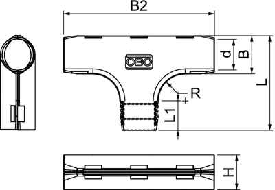 2153843 OBO Bettermann Cable Management Accessories Image 3