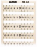 Markierungskarte für Klemmenleistenstecker, 793-650