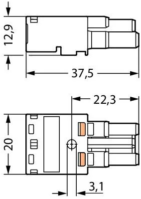 770-1102 WAGO Gerätesteckverbinder Bild 2