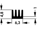 10037129 Fischer Elektronik Heat Sinks Image 2