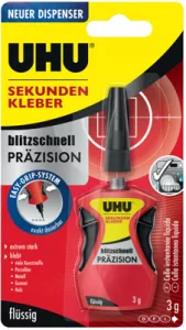 BLITZSCHNELL PRÄZISION 3G UHU Adhesives