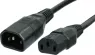 C14G-HARSJT3X17(1,0)AWG-C13/1,00M SW9005 FELLER Power Cords