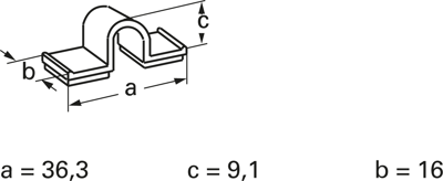 A2C25-A-C8 Panduit Kabelhalter