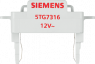 DELTA Schalter und Taster LED-Leuchteinsatz für Kontroll-Funktion 12V/50Hz, rot, 5TG7316