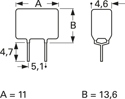 MF-RX018/250-0 Bourns Electronics GmbH Rückstellende PTC-Sicherungen Bild 2