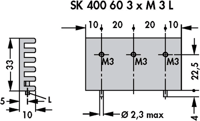 10019794 Fischer Elektronik Kühlkörper Bild 2