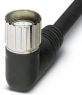 Sensor-Aktor Kabel, M23-Kabeldose, abgewinkelt auf M23-Kabeldose, abgewinkelt, 12-polig, 5 m, PUR, schwarz, 1684030