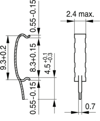 B65806B2203X000 TDK (EPCOS) Zubehör für Induktivitäten Bild 2