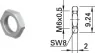 23.5104 Stäubli Electrical Connectors Muttern, Scheiben, Ringe