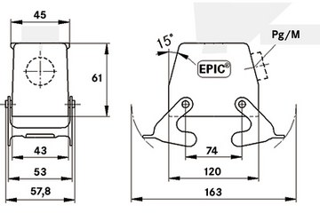 10124000 LAPP Housings for HDC Connectors Image 2