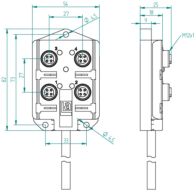 12835 Lumberg Automation Sensor-Aktor Verteilerboxen Bild 2