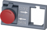 Pilzdrucktaster, Not-Aus, (L x B x H) 95.5 x 20 x 52 mm, für Leistungsschalter 3WA, 3WA9111-0AH25