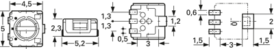 CS-4-13NMA Nidec Copal Drehschalter und Stufenschalter Bild 2